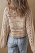 'Halona' Knit Long Sleeve Sweater - Celes Fashion